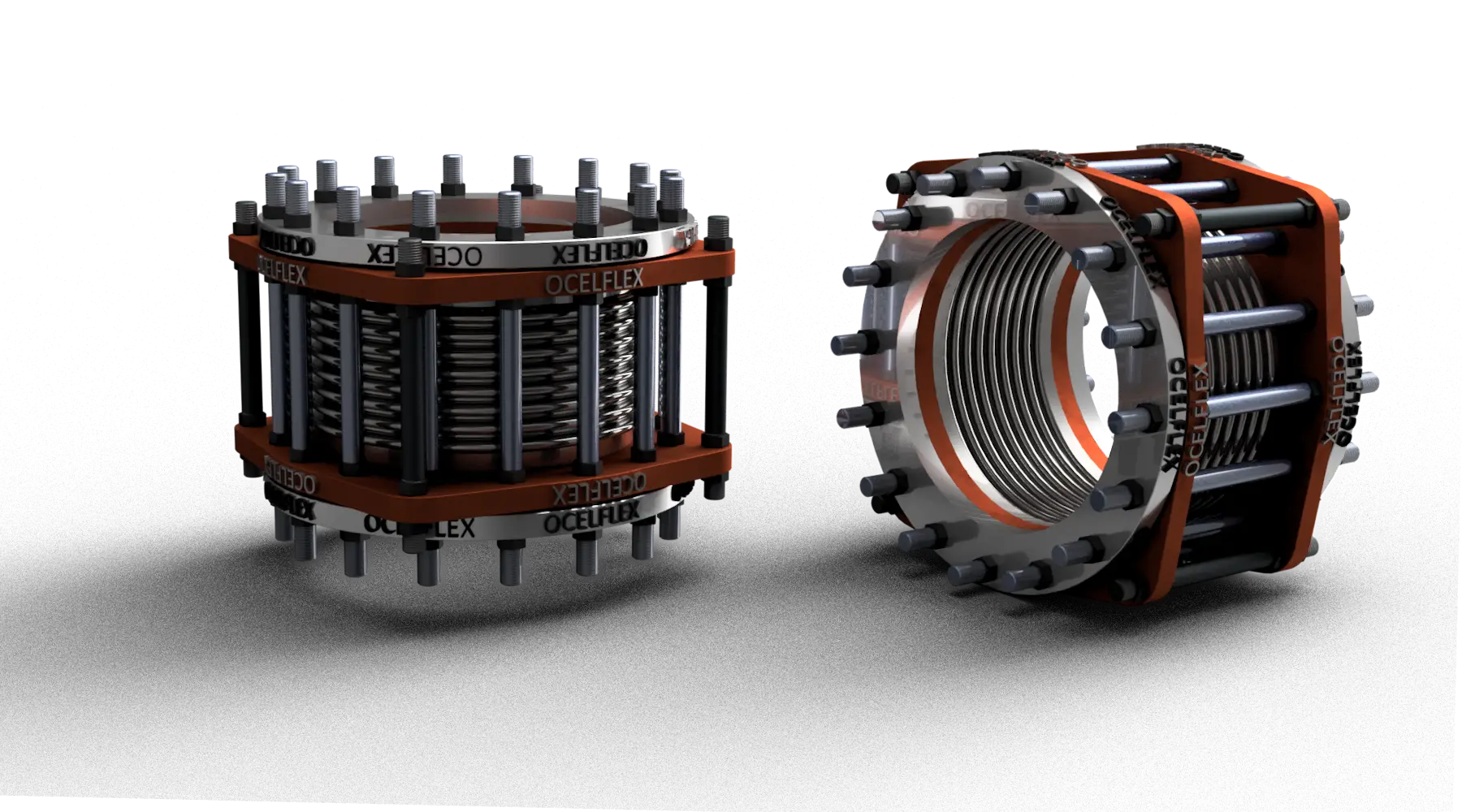 In Line Pressure Balanced metal expansion joint installation