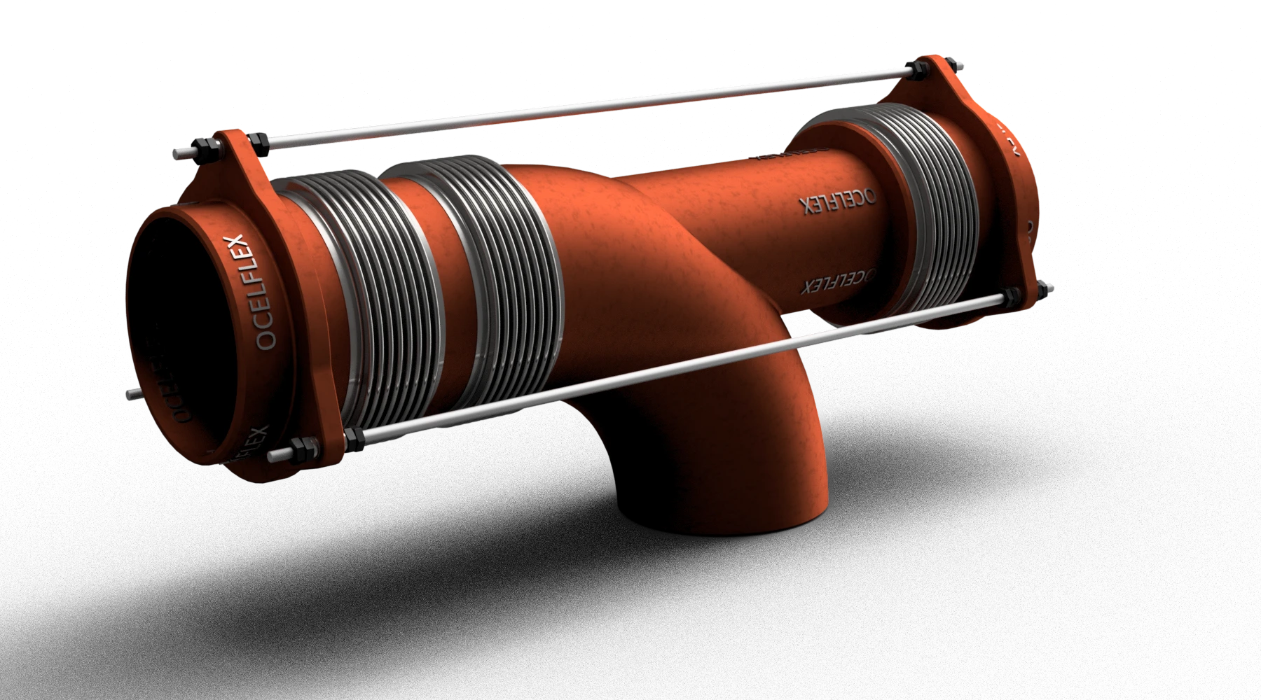 In Line Pressure Balanced metal expansion joint installation