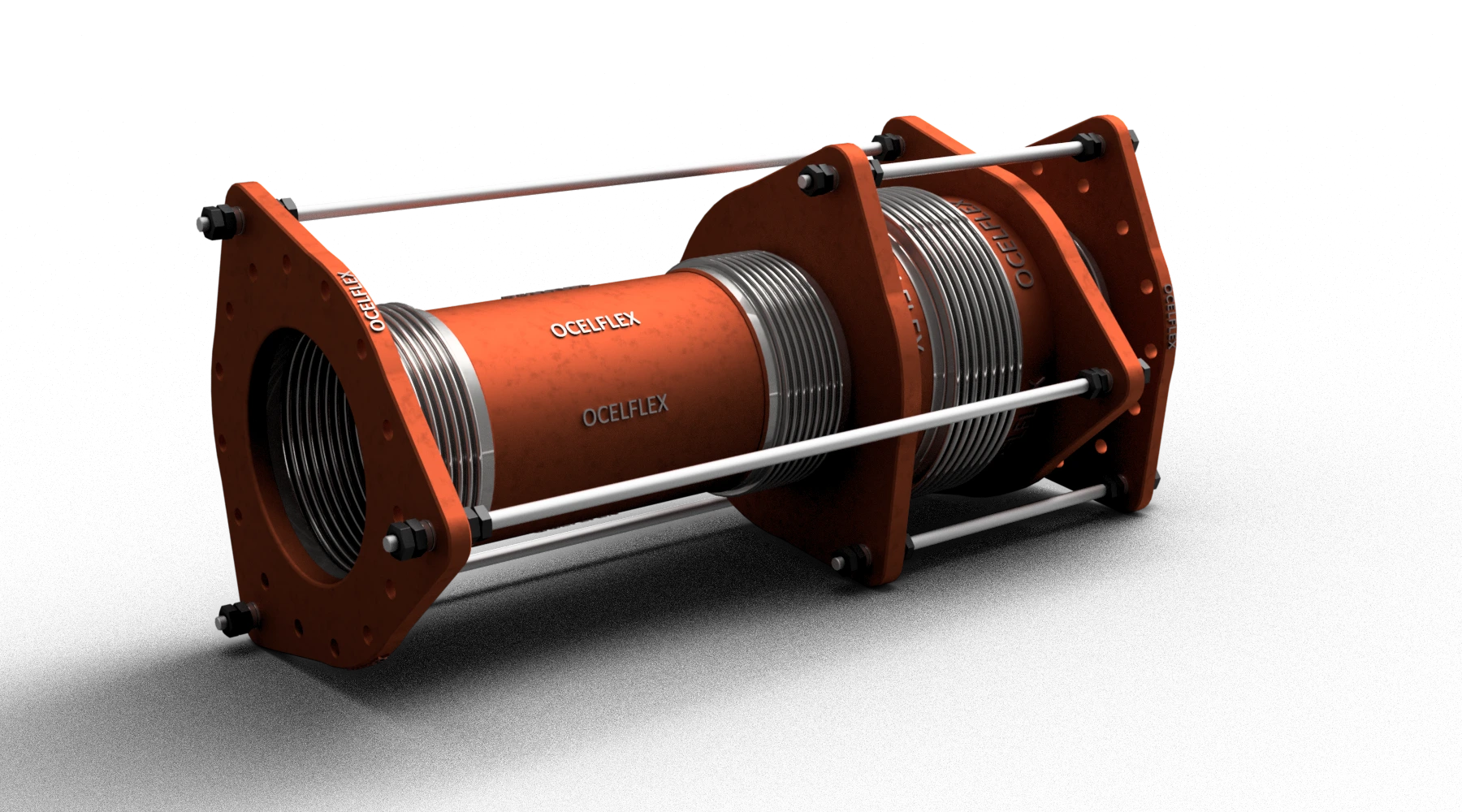 In Line Pressure Balanced metal expansion joint installation