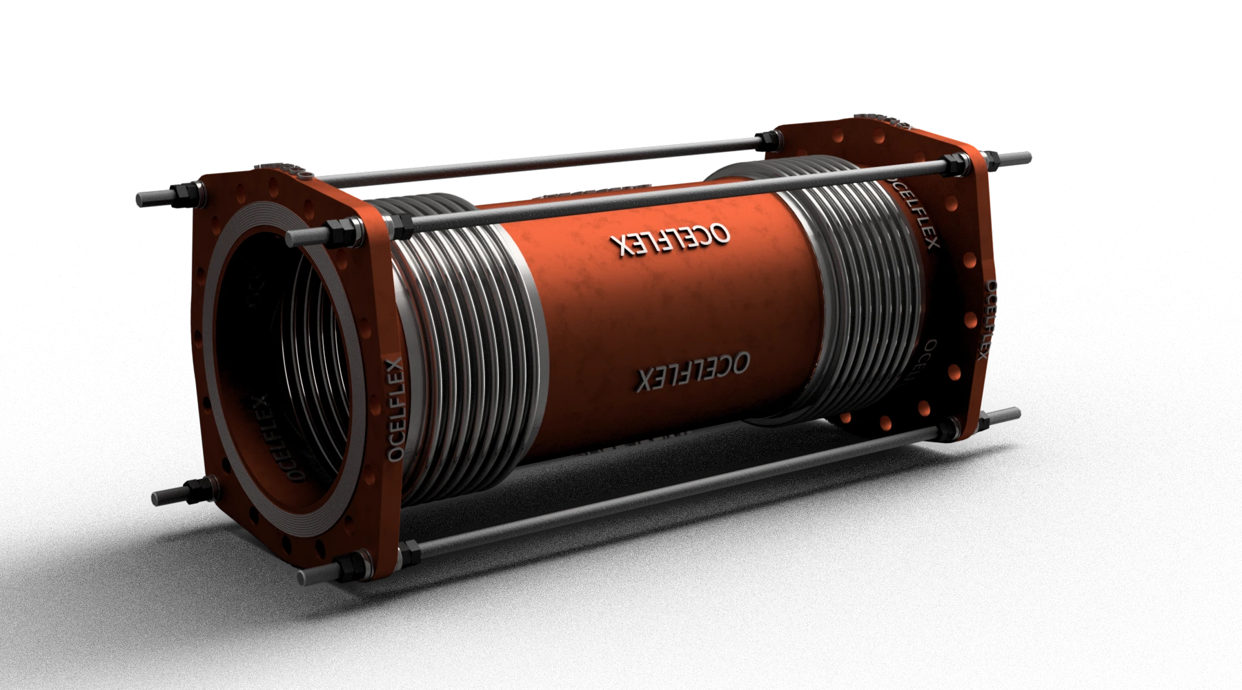 In Line Pressure Balanced metal expansion joint installation