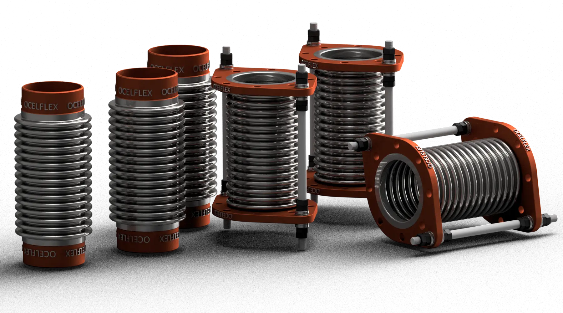 In Line Pressure Balanced metal expansion joint installation