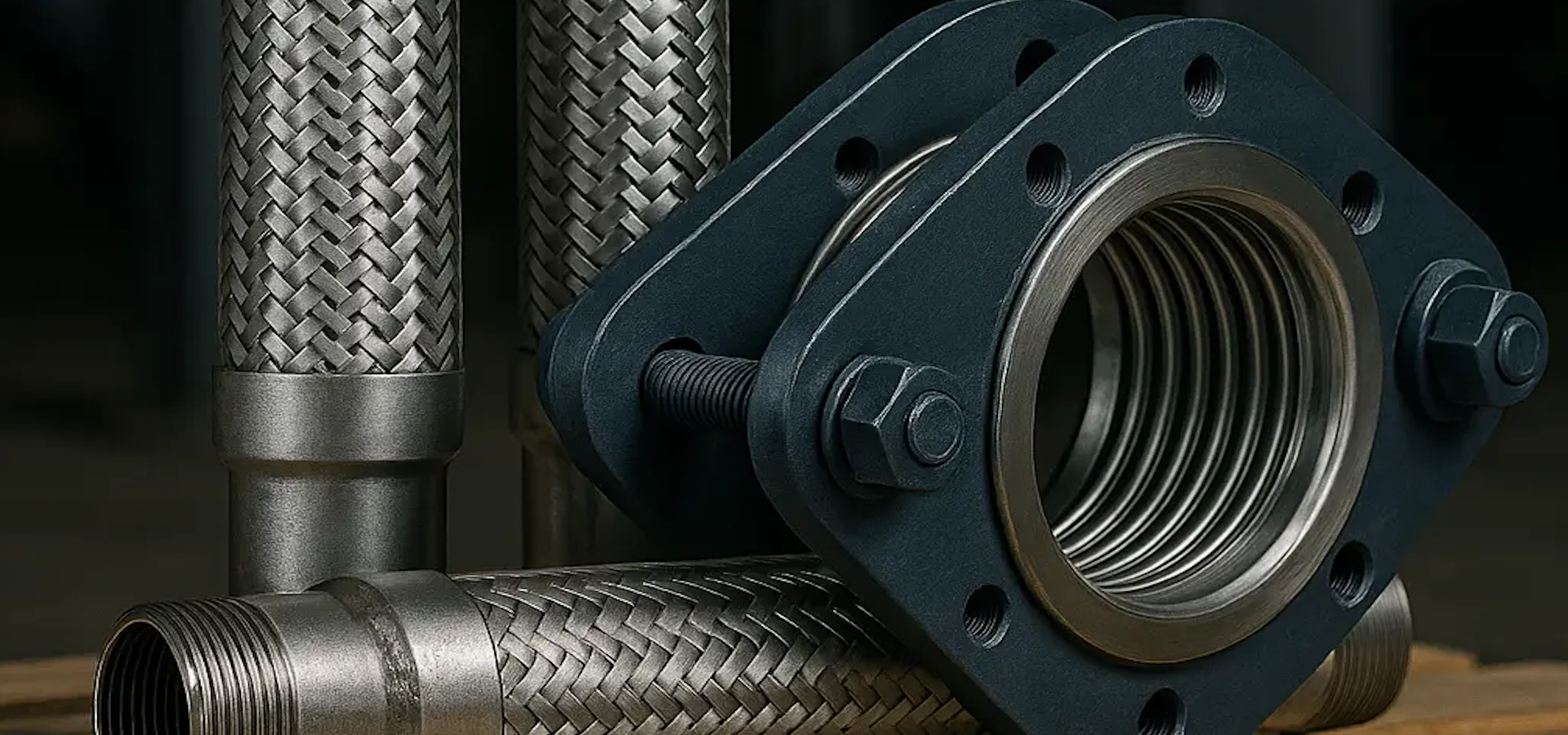 In Line Pressure Balanced metal expansion joint installation