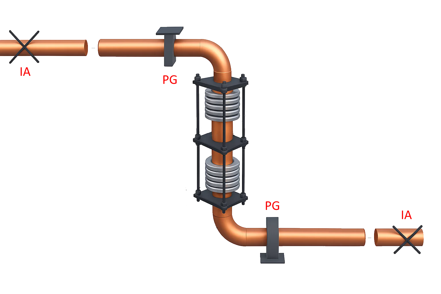 Fixed Flange Metal Expansion Joint