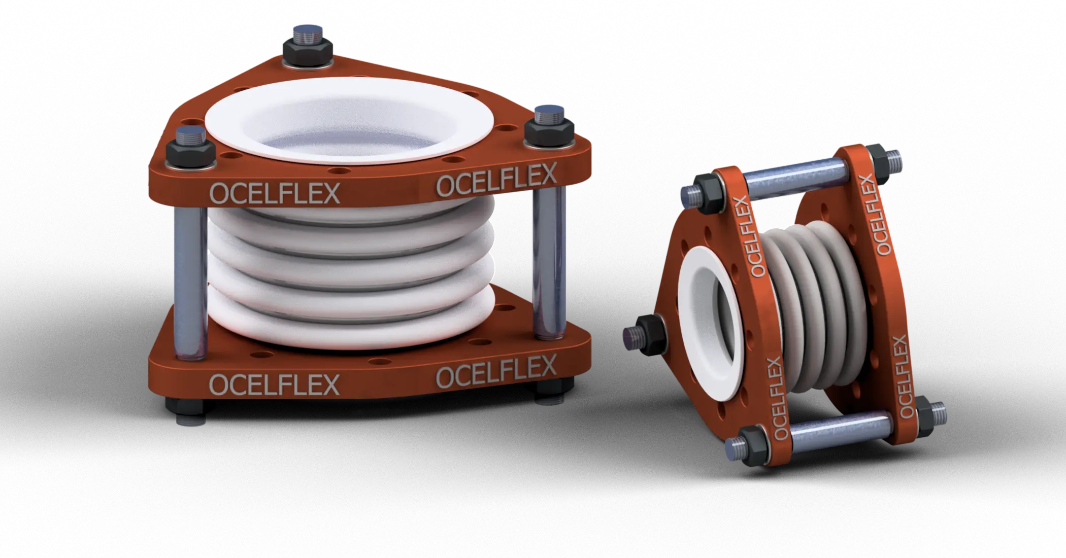 In Line Pressure Balanced metal expansion joint installation